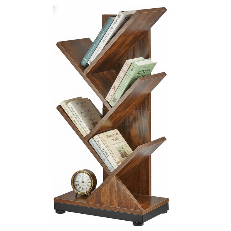 Organisateur de bureau à 5 niveaux, Brun