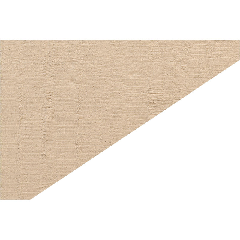 6"W x 18"D x 12"H Classic Concord Rough Cedar Woodgrain TimberThane Corbel, Primed Tan, 12" H x 6" W x 18" D