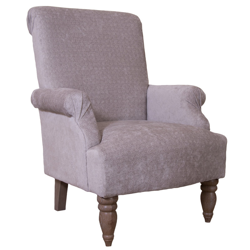 Banstead Upholstered Armchair, Reno Silver