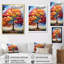 Érable aux couleurs vives sur toile-983764099-983764153