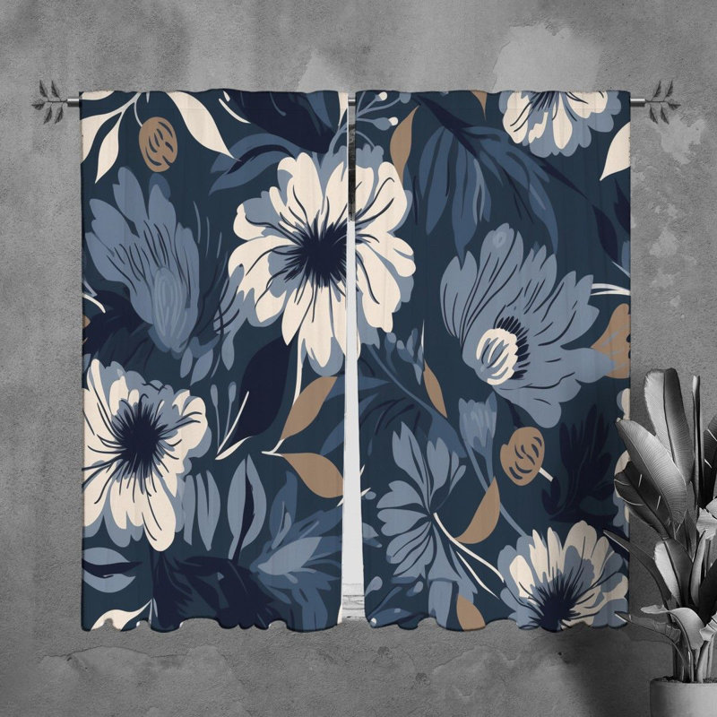 Paire de rideaux obscurcissant en polyester Mickale, L 40 po x L 61 po