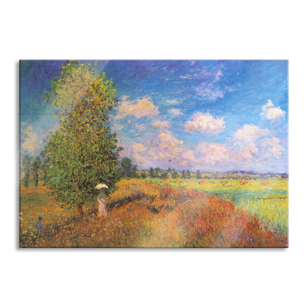 Glasbild Flowering Orchard von Camille Pissarro