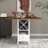 Jeraldene 4 - Person Pedestal Dining Set-691210655-691210654-691210653