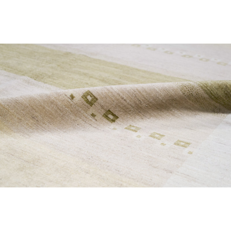Gabbeh Wool Striped Area Rug