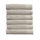 Ensemble de serviettes 6 pièces 100% coton