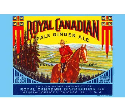 Royal Canadian Pale Ginger Ale' Vintage Advertisement -  Buyenlarge, 0-587-31529-6C2842