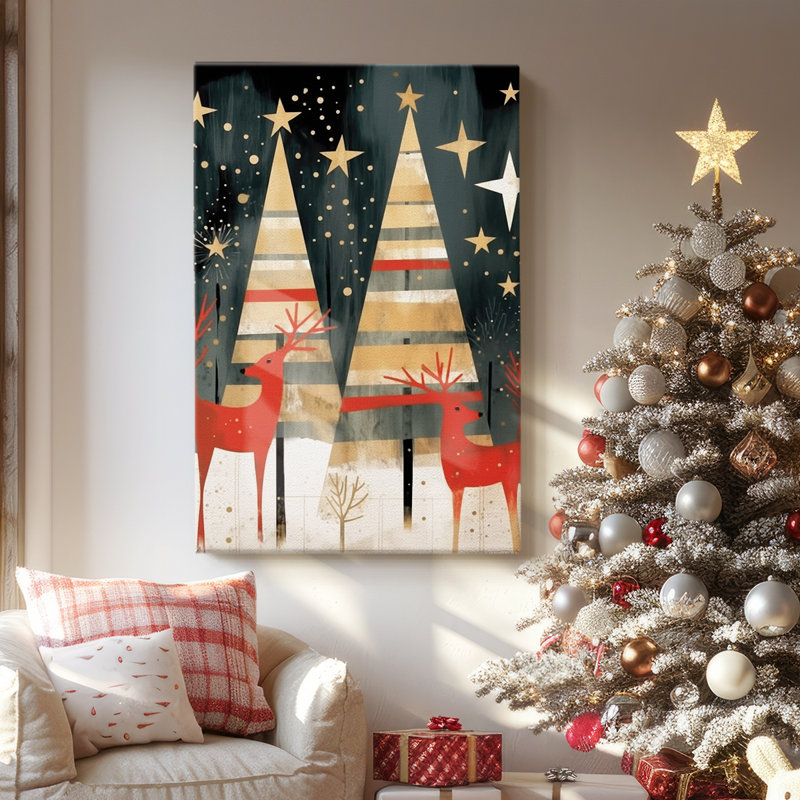 Bells of Warm Lantern, toile tendue avec châssis de qualité supérieure Carol, H 18 po x l 12 po