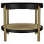 Benson Black Round End Table-1125749355