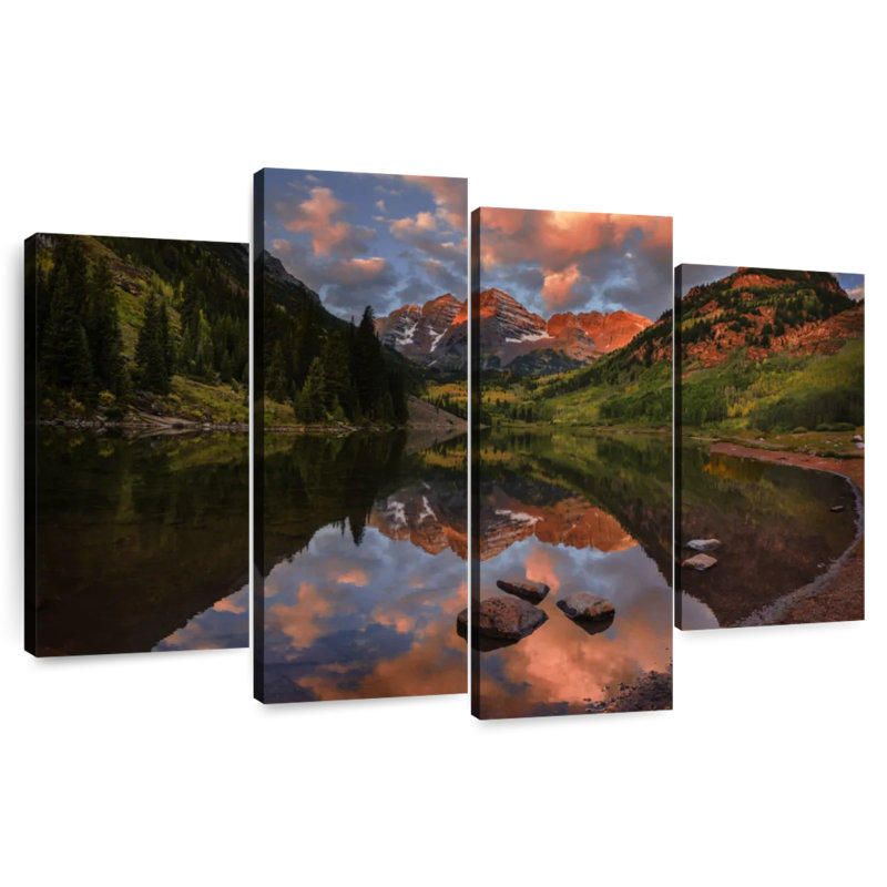 Alvord Maroon Bells Lake, 48" H x 75" W