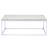 Light Oak And Chrome Coffee Table With Open Base