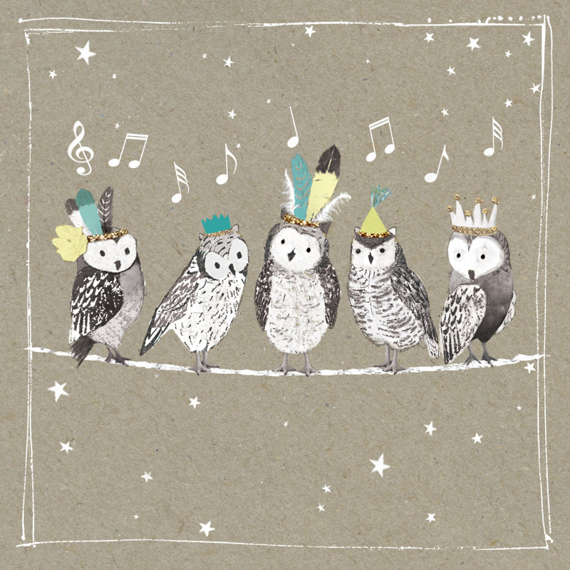 Fancy Pants Bird I 1 Piece Wrapped Canvas Wall Art, 30cm H x 30cm W