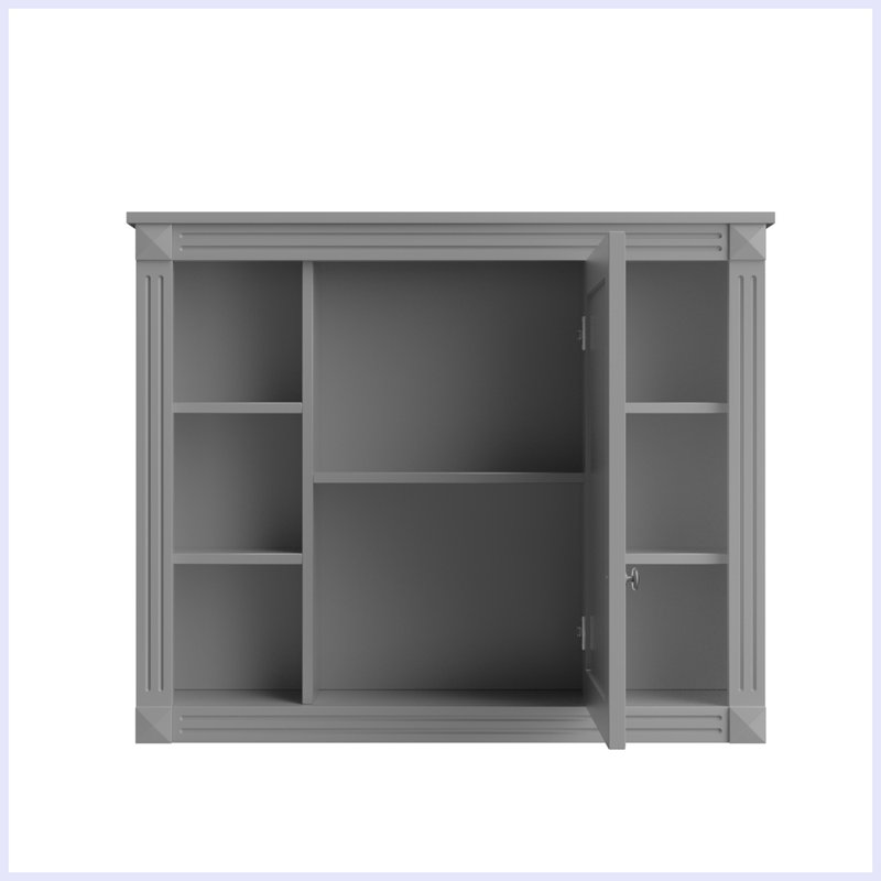 Nelli Bathroom Cabinet, Gray
