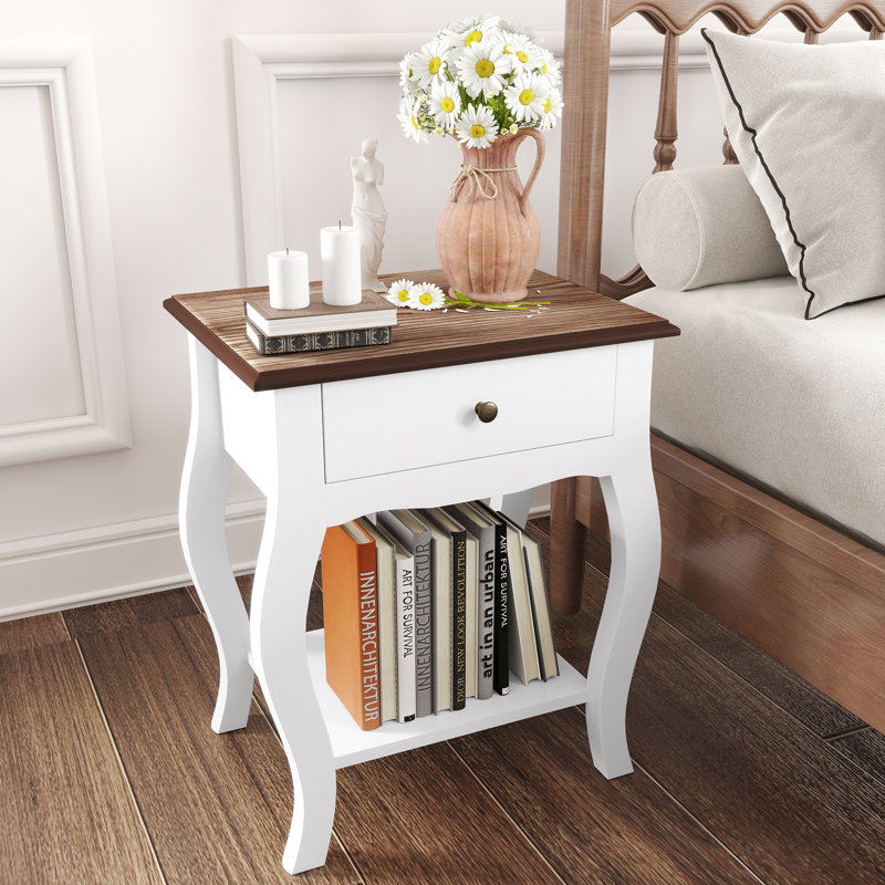 45cm W MDF Bedside Table