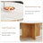 59" Modern Round Dining Table, Glossy White Sintered Stone, Solid Wood for 6-8-1363676660-1366837319
