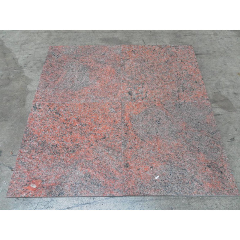 Multi Rosso 12" x 12" Granite Stone Look Wall & Floor Tile