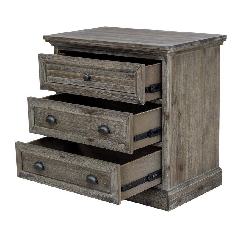 Sumpter Lenwood Three Drawer Nightstand