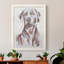 «Sitting Dog I», peinture sur toile encadrée-261148157-261148152