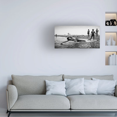 Art sur toile, "Les enfants dans l'eau" par Paul Gomez