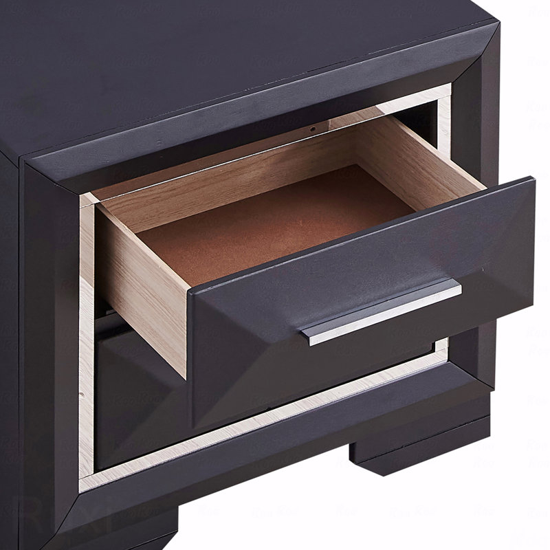Basic Wooden Bedroom Nightstand