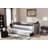 Upholstered Linen Daybed with Trundle Bed-1727190816