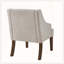 Chaise d'appoint moderne, fauteuil rembourré avec pieds en bois massif-2062060012-2062060015