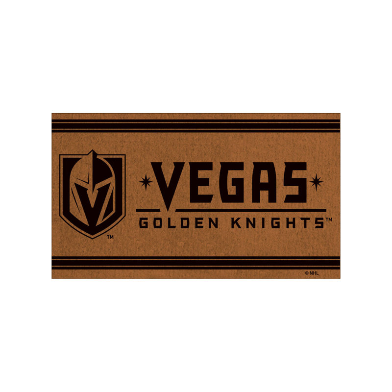 28in. x 16in. NHL Team Logo Doormat , Vegas Golden Knights