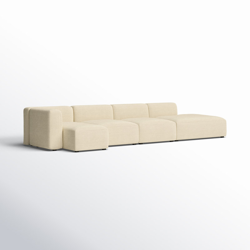 Winnie 4 - Piece Upholstered Sectional, Left Hand Facing