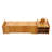 Solid Wood Desk Organizer Set Computer Monitor Stand with Lockable Drawer