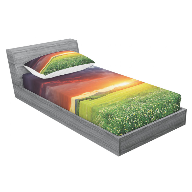 Microfiber Sheet Set, Twin XL Sheet Set with Fitted Sheet