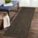 Braided Printed Texture Machine Washable Rug with Rubber Backing for Living Room Non-Slip Dining Room Rug Easy-Cleaning Floor Carpet for Bedroom