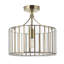 Clear Glass Flush Mount