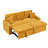 Versatile Foldable Sofa with Cup Holders and Storage Function for Home