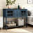 Barkell Sideboard,Buffet table,Dining cabinet,Office credenza with Bottom Shelf and 2 Drawer-1525728560