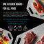 Antibacterial Cutting Boards REZATTO Grigio RZT-04