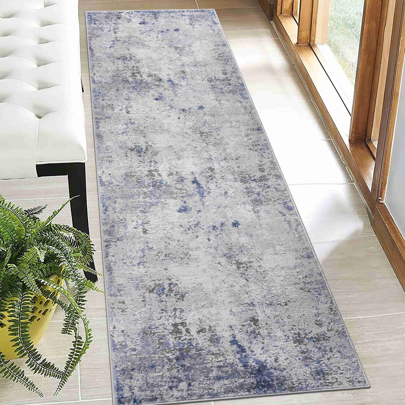 Collection Abstract Runner Rug, Runner 2'2" x 8'