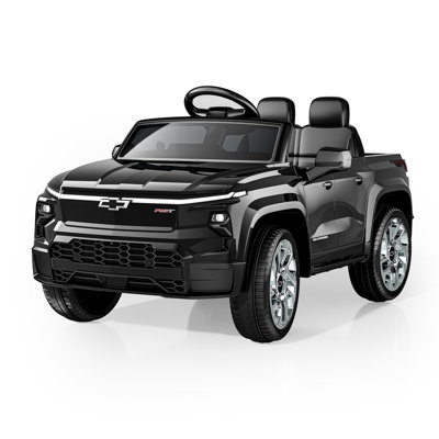 24V Licenced Chevrolet Silverado Kids Electric Ride On Car With Remote Control, Soft Start & Led Lights
