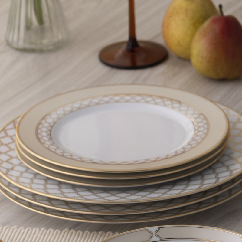 Assiettes à salade 8,5 po Noritake, Or
