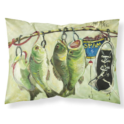 Recession de poisson pêché avec taie d’oreiller spam
