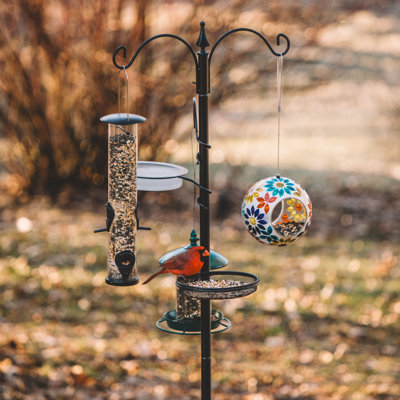 Carice Freestanding Decorative Bird Feeder