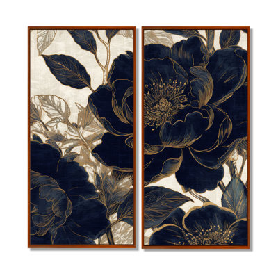 Regnier - impressions sur toile bleues