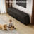 Fluted Mid-Century Modern Sideboard & Buffet Cabinet – Adjustable Shelves, TV Console, Accent Storage for Living Room, Dining Room, Entryway, Black-1388678207
