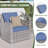 Wicker 4 - Person Patio Conversation Set with Cushions-1592485762