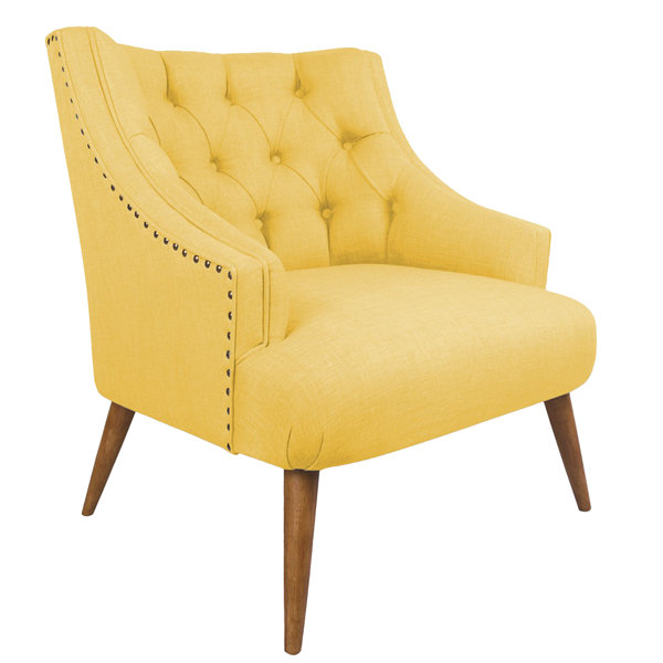 Corrigan Studio® Solid Wood Frame Armchair Wing Chair | Wayfair