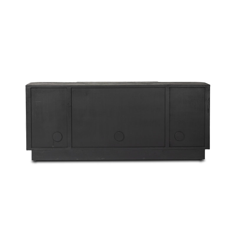 Allandale 72'' W Solid Wood Sideboard, Black