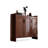 Nut-Brown Aluminum Shoe Storage