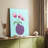 Modern Blooms I -Custom Wrapped Gallery Cavas