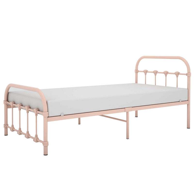 Melissa Metal Twin Bed, Clay