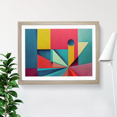 Abstract Block Colour Vol.5 - Framed Print