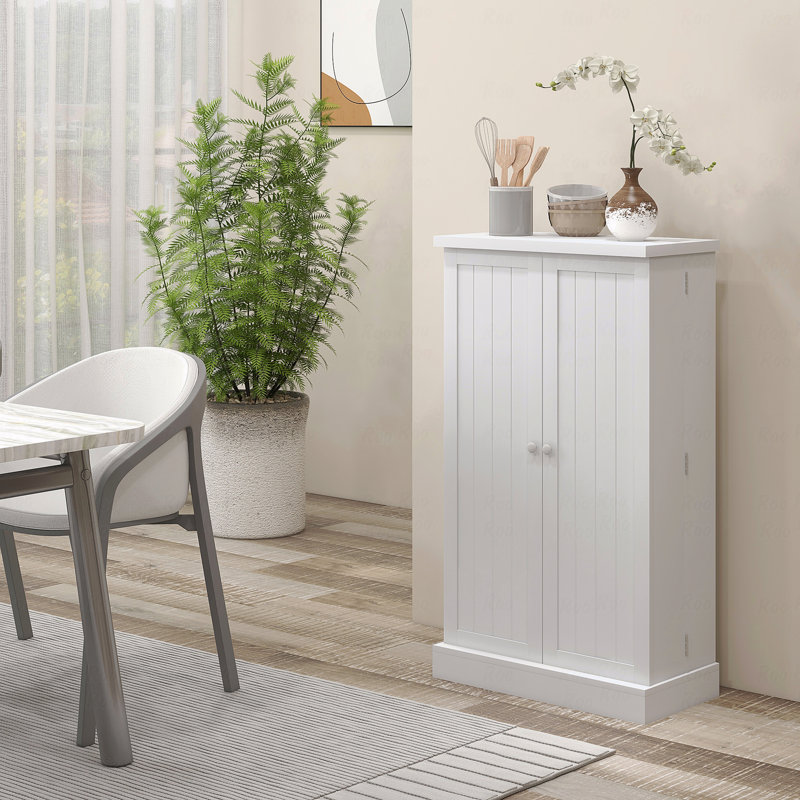 Armoire de rangement pour garde-manger de 41 po, armoire de cuisine autoportante avec 12 portes, portes doubles, étagère à 5 niveaux