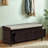 Classic Upholstered 3-Drawer Storage Bench-1416078740